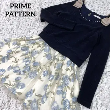 PRIME PATTERN 프라임 패턴 니트 원피스 도킹 리즈리사