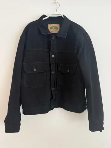 FR2 Divided States of Olive 블랙 데님 자켓