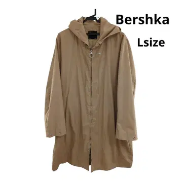 Bershka 후드 부착 트렌치코트 L 사이즈 베이지