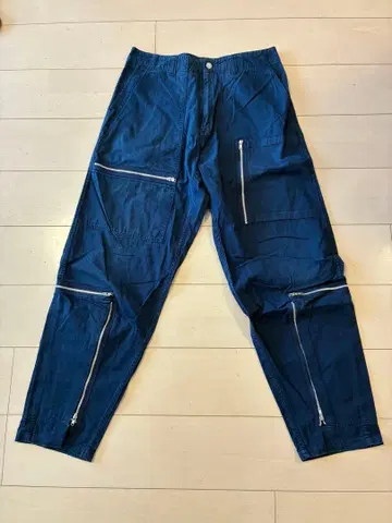 GOODENOUGH 플라이트 팬츠 1st 이후 네이비 M