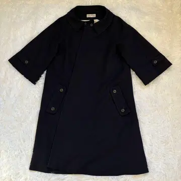 Adieu Tristesse 여성용 체스터 코트 M 울 네이비 컬러