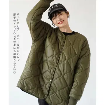 [ ZOOTIE ] 퀼팅 자켓 카키