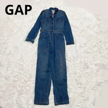 GAP 데님 점프수트 XS 사이즈 올인원 긴팔