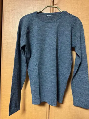 마가렛호웰 다크 그레이 버튼 달린 긴팔 니트