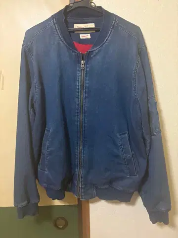 빈티지 데님 블루종