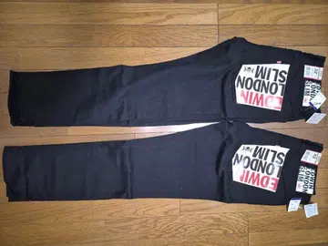 EDWIN 406XV LONDON SLIM 32 블랙 2개