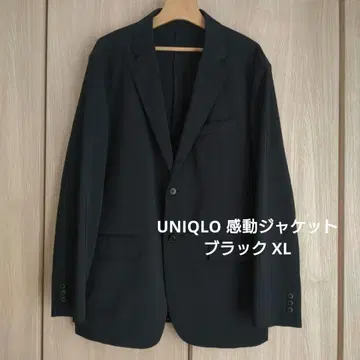 [ 미사용 ] 유니클로 UNIQLO 감동 자켓 블랙 XL