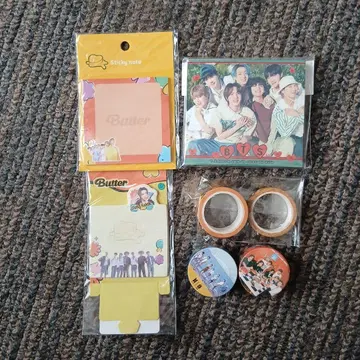 BTS 버터 마스킹 테이프 & 메모 세트