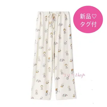 택 포함 새상품 젤라또피케 스누피 올 패턴 롱팬츠