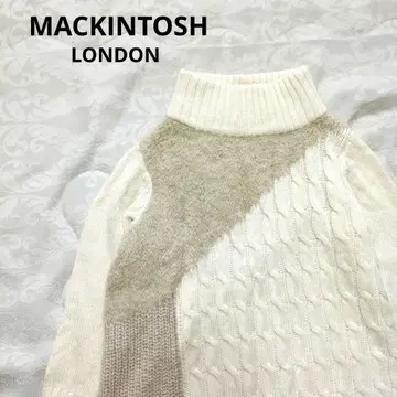 새상품급 MACKINTOSH 터틀넥 니트 롱 니트 스웨터