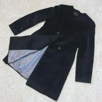 TOMORROWLAND 투모로우랜드 노카라 코트 알파카 혼방