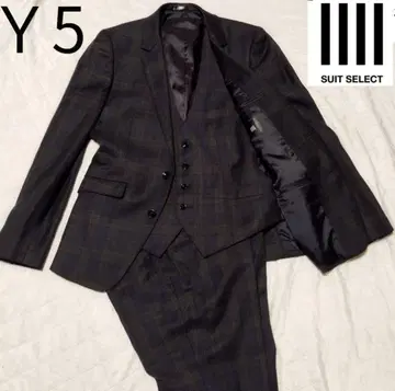 정장 셀렉트 블랙워치 체크 쓰리피스 수트 Y5 울