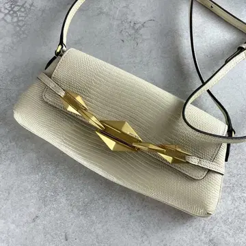 JIMMY CHOO Diamond Leather Shoulder Bag