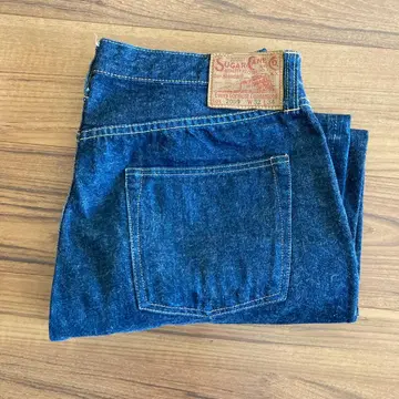 SUGAR CANE 다크 네이비 스트레이트 데님 2009 W32