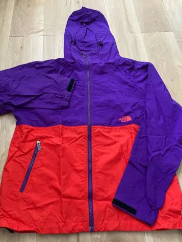 THE NORTH FACE 마운틴 후드티 M 보라색/오렌지