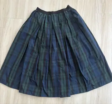 TRECODE 종아리 기장 고베 야마노테 스커트 체크 트레코드