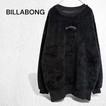 빌라봉 맨투맨 풀오버 보아 플리스 상의 로고 자수 심플