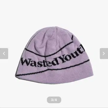 WASTED YOUTH SINGLE BEANIE1 PURPLE