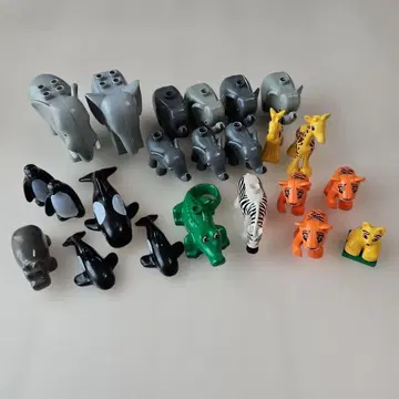 레고 듀플로 동물 블록