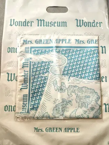 Mrs. GREEN APPLE 스카프 쇼핑백 포함