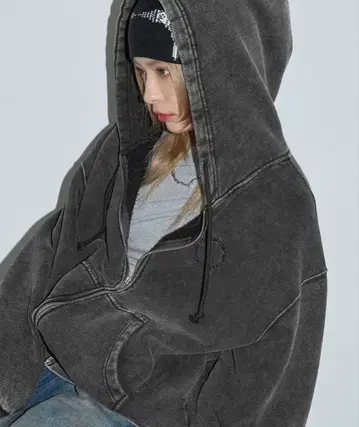 지퍼 후드티