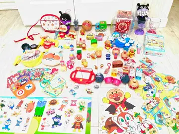 호빵맨 완구 세트 칫솔질 거울, 퍼즐, 프로젝터, 인형 등