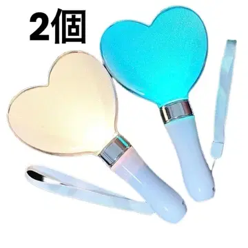 하트형 응원봉 24색 LED 2개 덕질 라이브 크리스마스 송년회