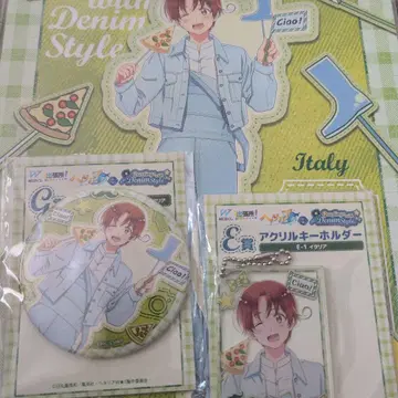 헤타리아 WEB 복권 이탈리아 아트 보드 캔뱃지 미개봉 세트