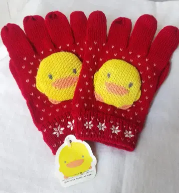 마더구스 숲 피요짱 장갑 니트 레트로