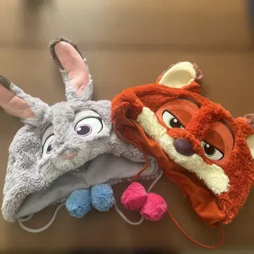 팬캡 2개 세트 닉 & 주디 디즈니 주토피아