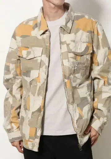 GUESS 카모플라쥬 자켓 L