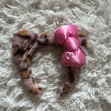 USJ 헬로키티 레오파드 무늬 머리띠