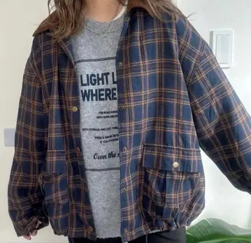 시마무라 M 사이즈 네이비/브라운 non 택 포함