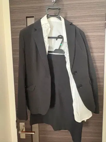 여성 수트 13호 얇은 스트라이프