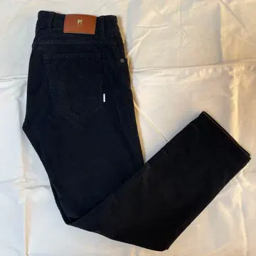 PT TORINO 블랙 코듀로이 팬츠