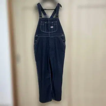 BIGMAC 다크 블루 데님 오버롤