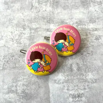 리틀트윈스타 키키라라 산리오 헤어 클립 쇼와 레트로