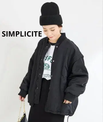 SIMPLICITE 2way 플라이트 코트 ma-1 블루종 심플리시떼