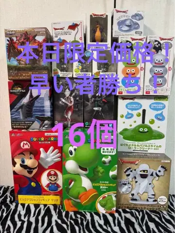 드래곤 퀘스트 외 16개 피규어 세트