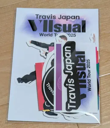 VIIsual Travis Japan 스티커 세트 월드 투어