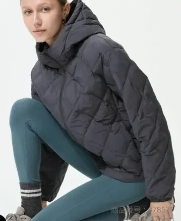 새상품 UNIQLO PUFF-TECH 다운 자켓 S 사이즈 다크 그레이