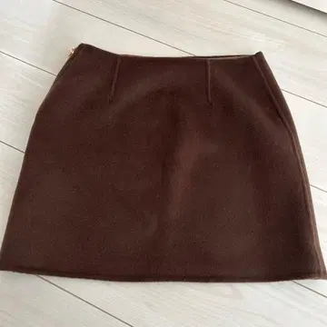 u-big Saki collaboration 울 더블 페이스 미니 스커트