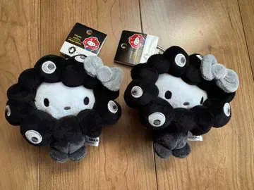 미야쿠미야쿠 변신 봉제 인형 블랙 헬로키티 2세트