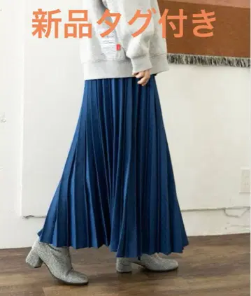 택 포함 새상품 Niko and - 울 플리츠 스커트