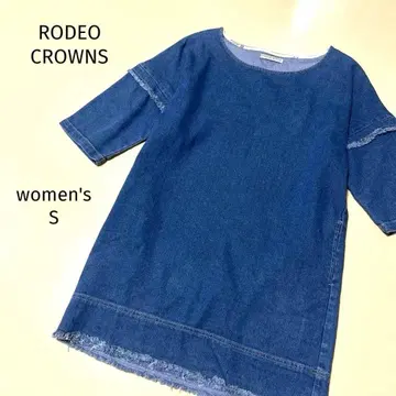[새상품급] 로데오 크라운 데님 튜닉 여성용 S 오버 사이즈