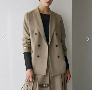 ICB 울 2WAY 스트레치 더블 브레스트 자켓