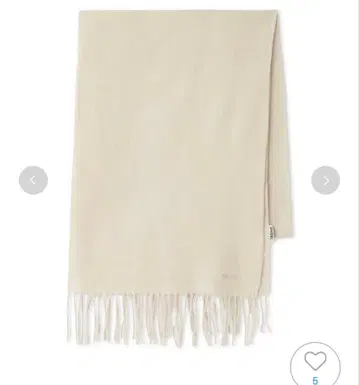 SNIDEL 캐시미어 혼방 머플러 아이보리