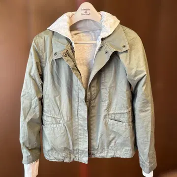 어반 리서치 후드티 포함 캐주얼 자켓 카키