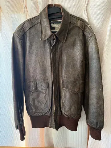 L.L.Bean 다크 브라운 가죽 자켓