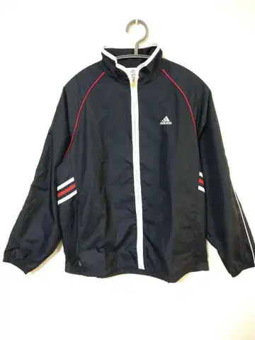 Y2K 2000년대 아디다스 나일론 자켓 여성용 L 네이비